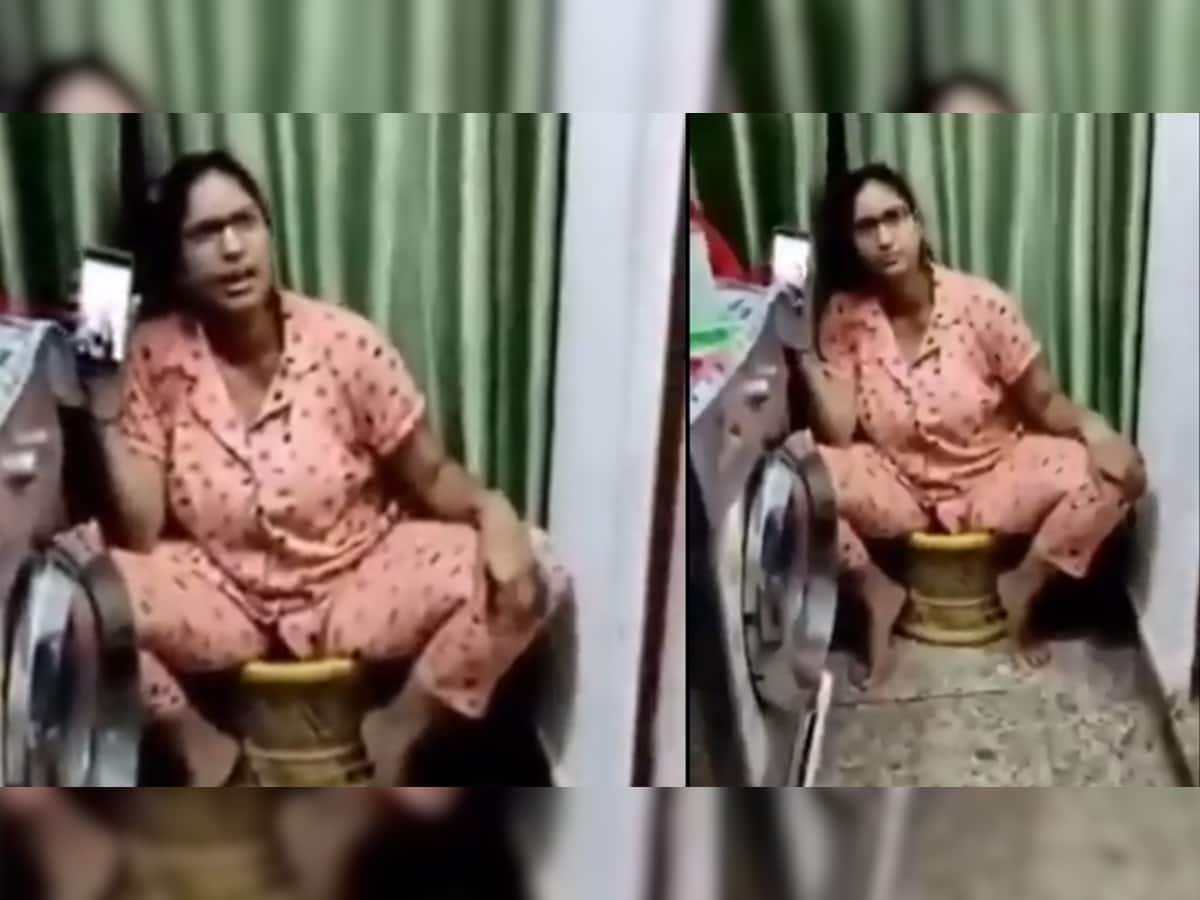 Viral Video: બોયફ્રેન્ડને મેસેજ કરતાં રંગેહાથ પકડાઈ તો પતિ પર ભડકી પત્ની, ન સાંભળી શકાય એવું સંભળાવ્યું