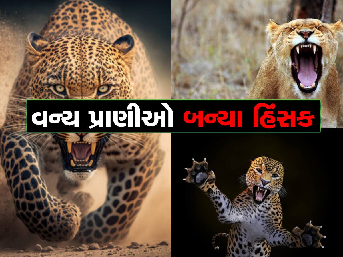 ગુજરાતમાં વન્ય પ્રાણીઓ બન્યા માનવ લોહીના તરસ્યા, અમરેલીમાં સિંહણે રસ્તે જતા યુવક પર હુમલો કર્યો 