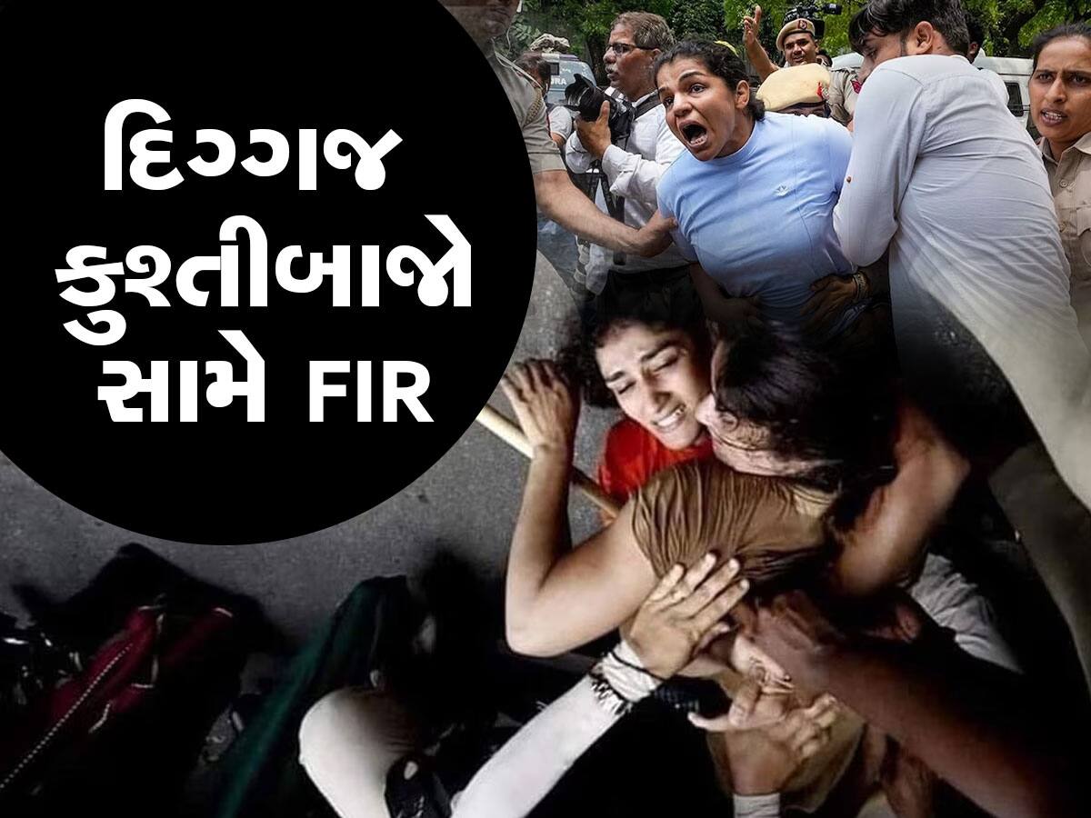 Wrestlers Protest: સાક્ષી મલિક, વિનેશ ફોગાટ, બજરંગ પુનિયા સામે FIR દાખલ, ધરણા સ્થળ ખાલી કરાવ્યું