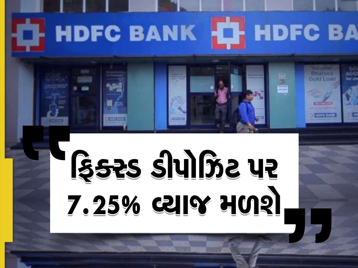 HDFC Bank નો સ્પેશિયલ FD પ્લાન લોન્ચ, રોકાણકારો માટે ખોલ્યો પટારો