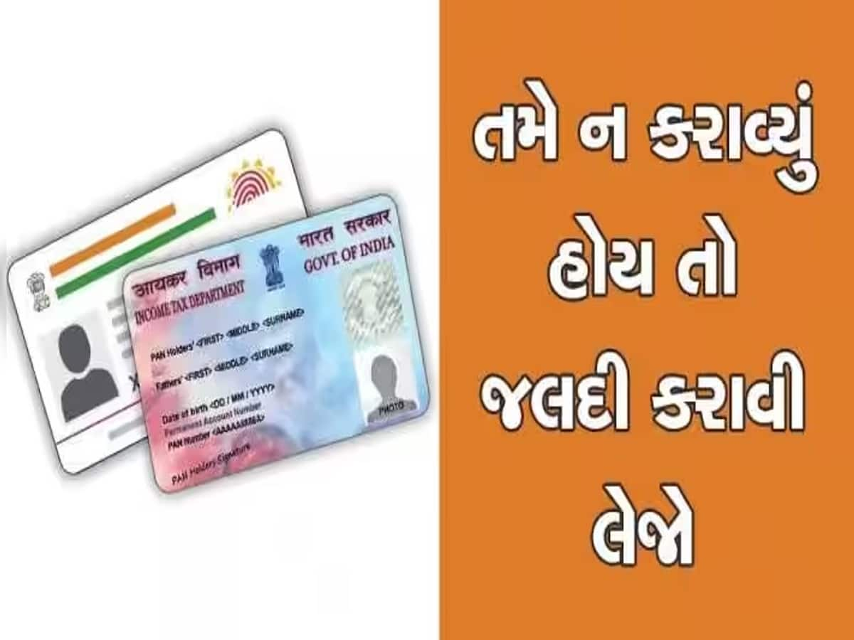 Pan Card:  માત્ર 25 દિવસ બાકી, પાન કાર્ડ સાથે જોડાયેલું આ કામ હજુ પણ બાકી હોય તો પતાવી દેજો