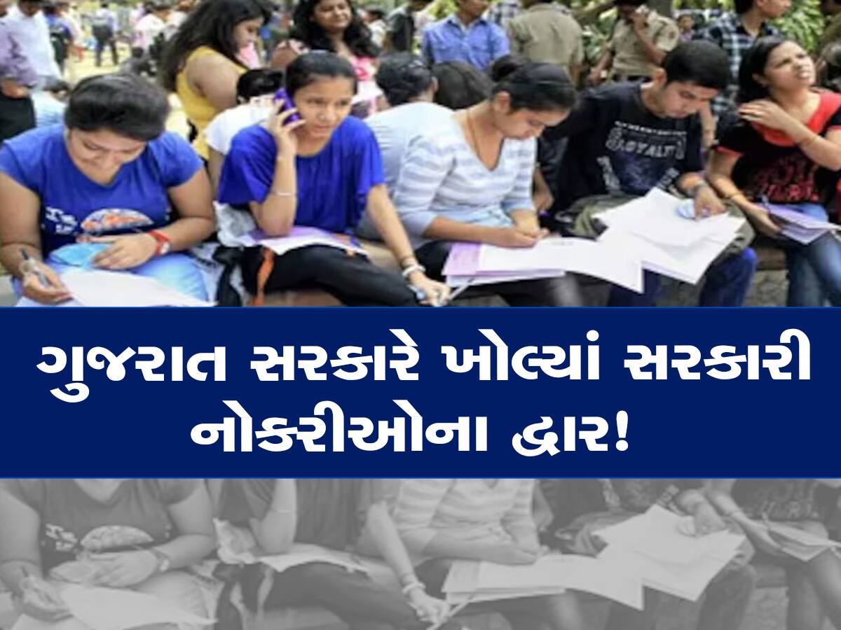 ગુજરાતમાં જલ્દી મળશે સરકારી નોકરીઓ, સરકાર કરશે અત્યાર સુધીની સૌથી મોટી ભરતી 