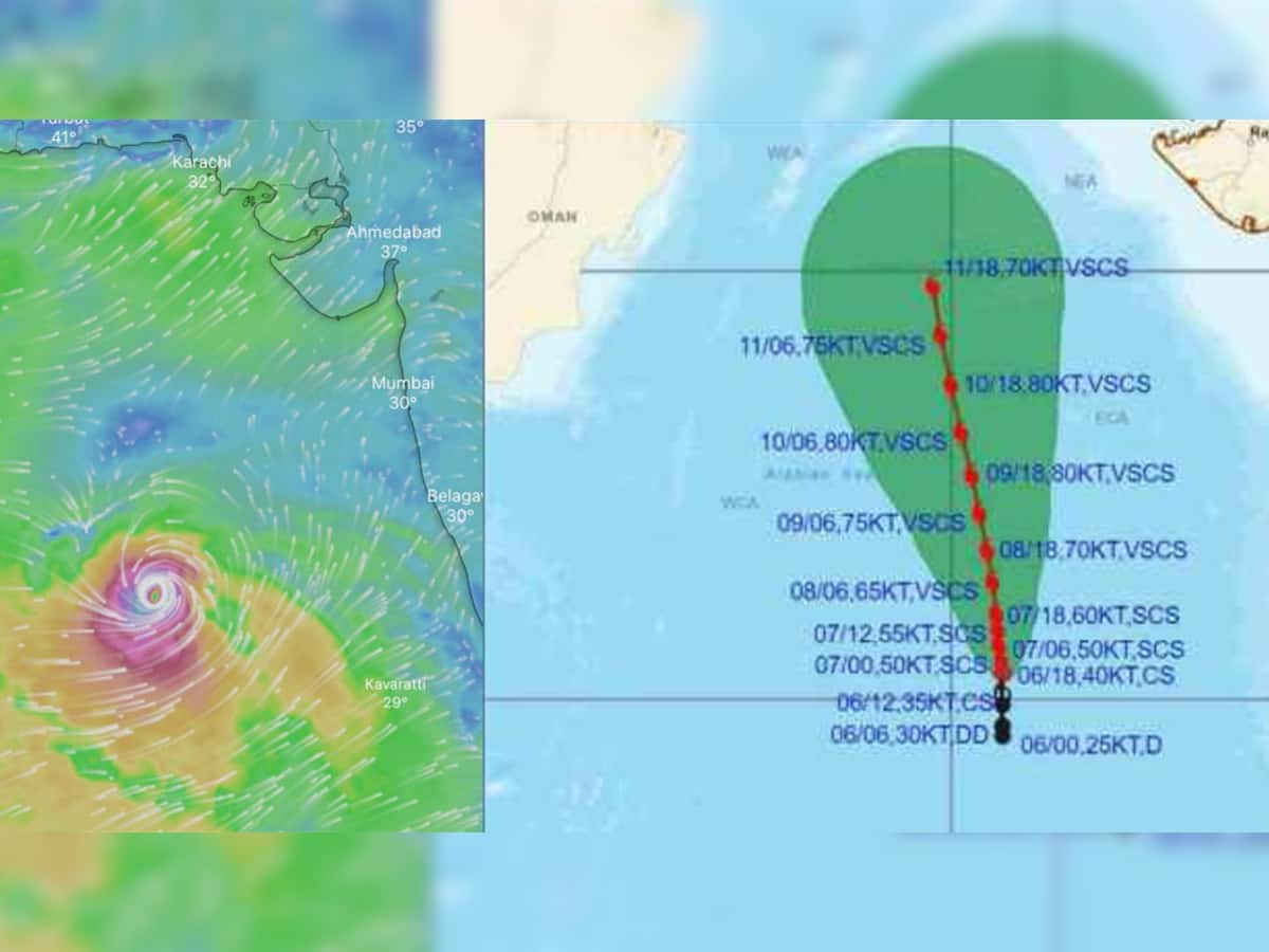 Biparjoy Cyclone: ખતરનાક સ્વરૂપ ધારણ કરશે 'બિપોરજોય', આગામી 24 કલાકમાં જોવા મળશે અસર!