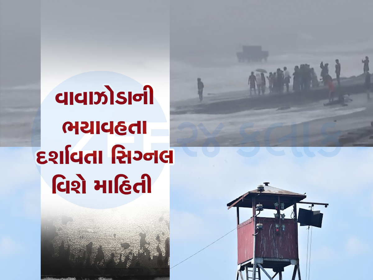 Biparjoy Cyclone Live Update : ગુજરાતના બંદરો પર 4 નંબરનું સિગ્લન લાગ્યું, જાણો વિવિધ સિગ્નલનો શુ અર્થ થાય