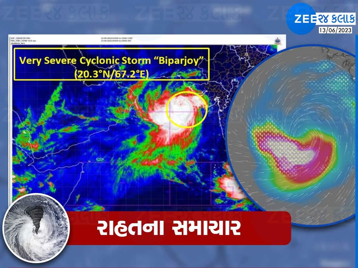 હવામાન વિભાગના લેટેસ્ટ અપડેટ : ગુજરાતમાં 15 જુને સાંજે અહી સીધુ ટકરાશે વાવાઝોડું, આખા રાજ્યમાં અસર થશે