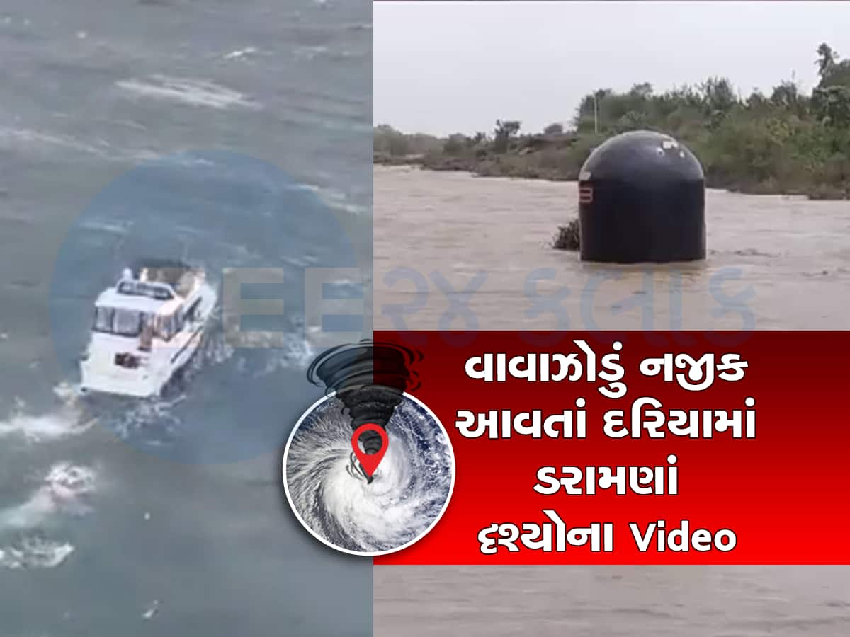 કુદરતે ગુજરાત પર ફરી રૌદ્ર સ્વરૂપ બતાવ્યું, જુઓ બિપોરજોય વાવાઝોડાના વિનાશ વેરતા 10 વીડિયો 