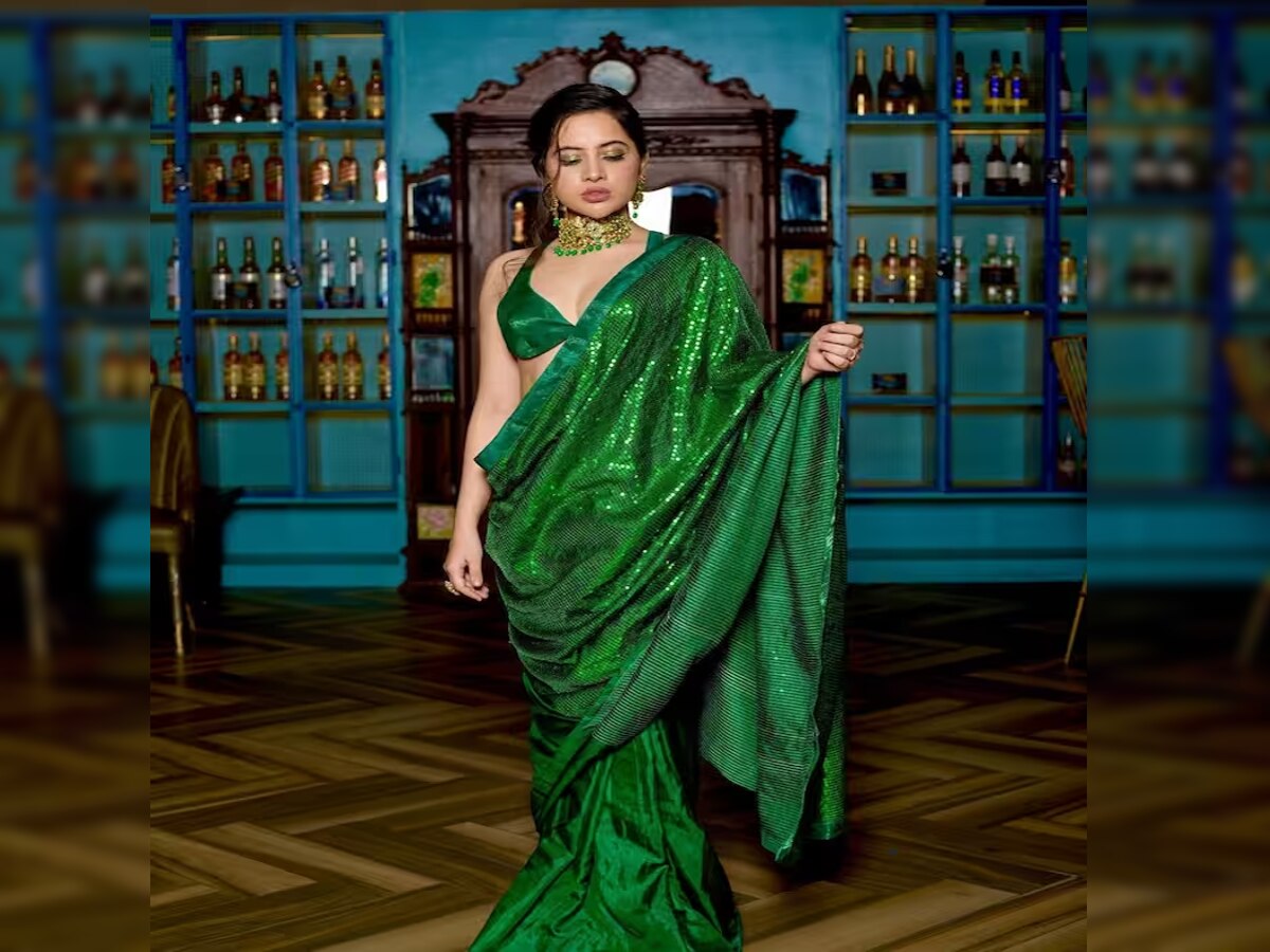 Uorfi Jawed In saree