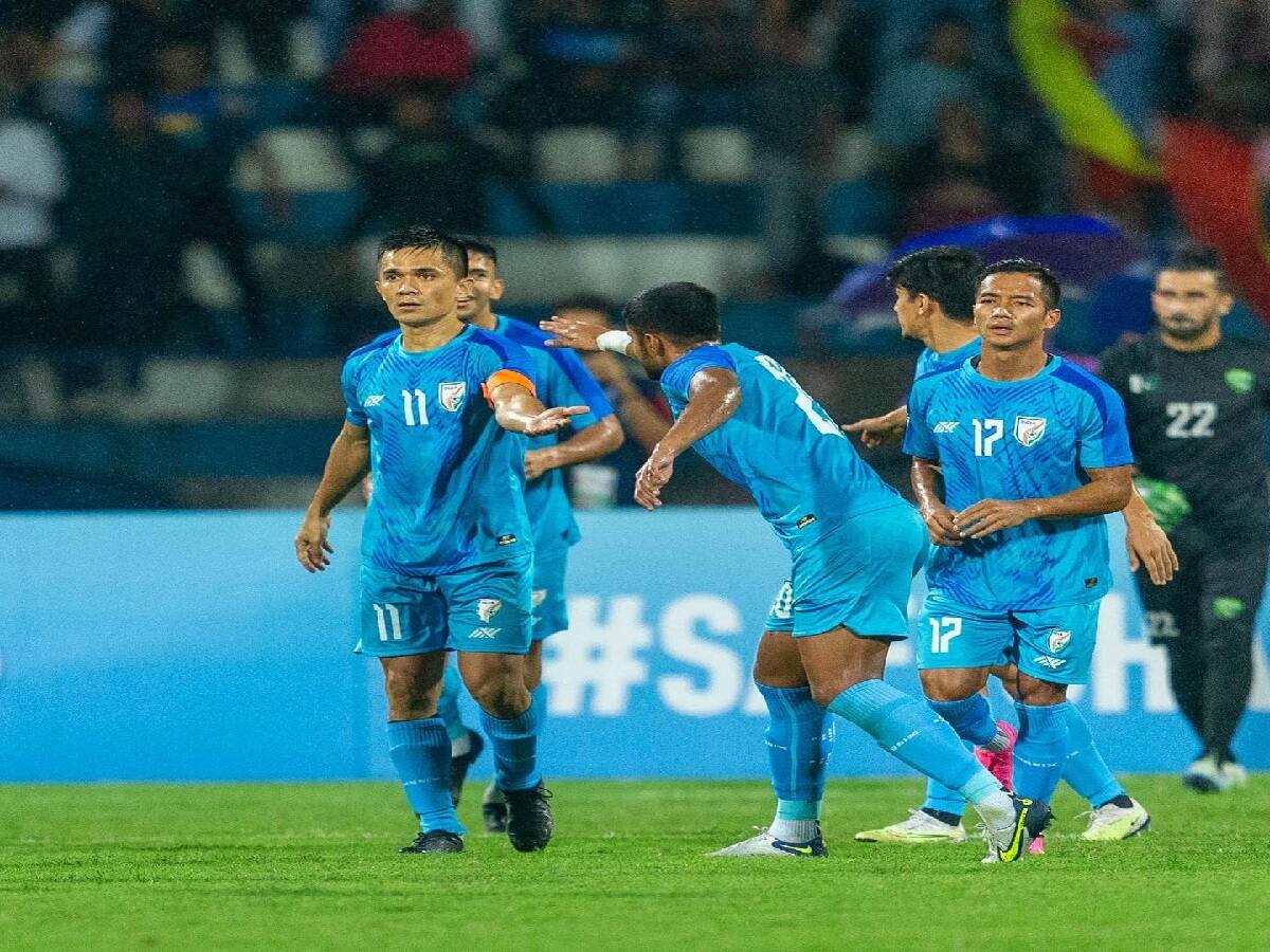 IND vs PAK SAFF Championship: સુનીલ છેત્રીની હેટ્રિક, સૈફ ચેમ્પિયનશિપમાં ભારતે પાકિસ્તાનને 4-0થી હરાવ્યું 