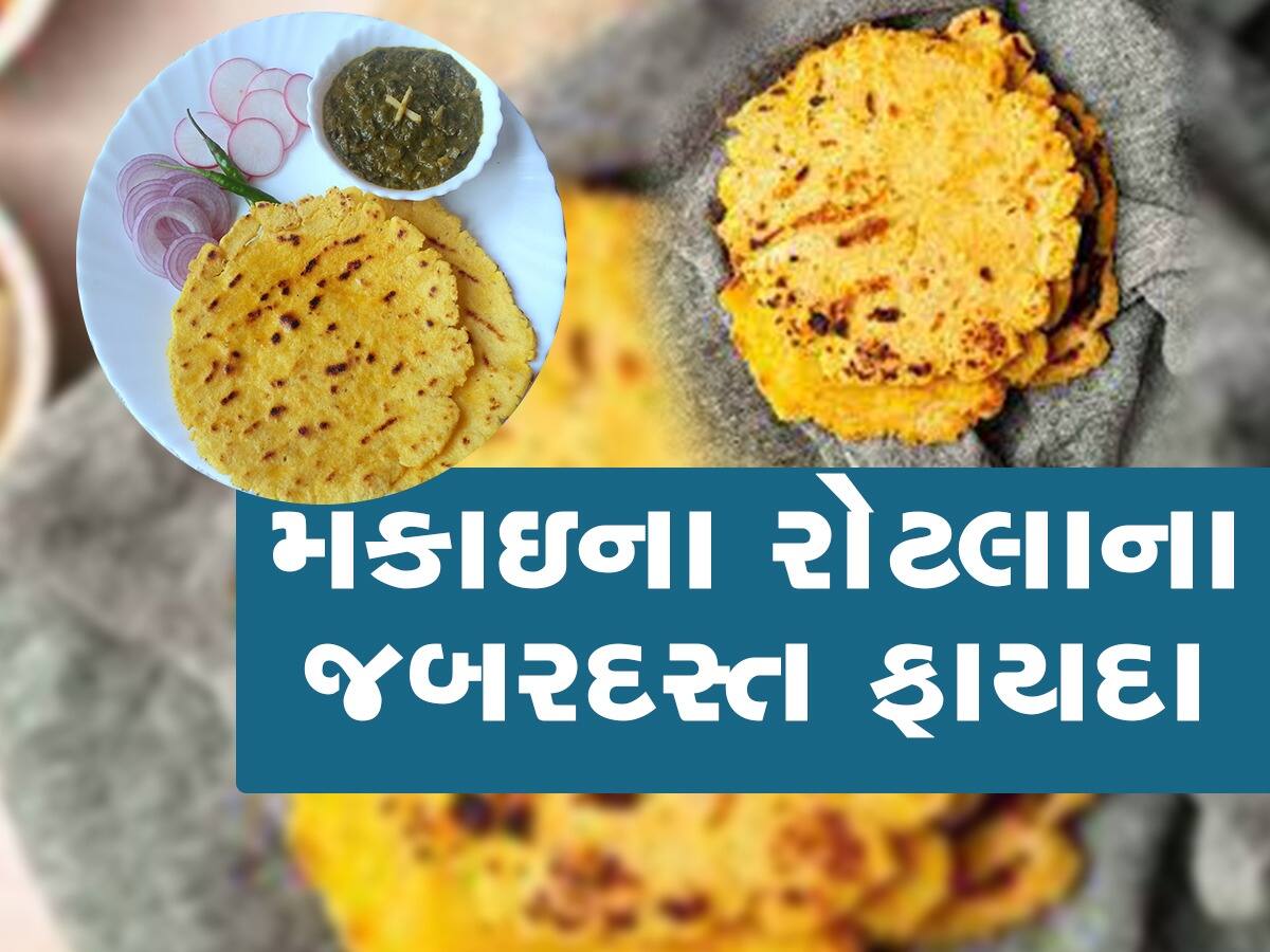 Makka Roti Benefits: બીપીવાળાને થશે બઉં ફાયદો, આ દેશી રોટલો ખાશો તો કદી નહીં આવે ખાટલો