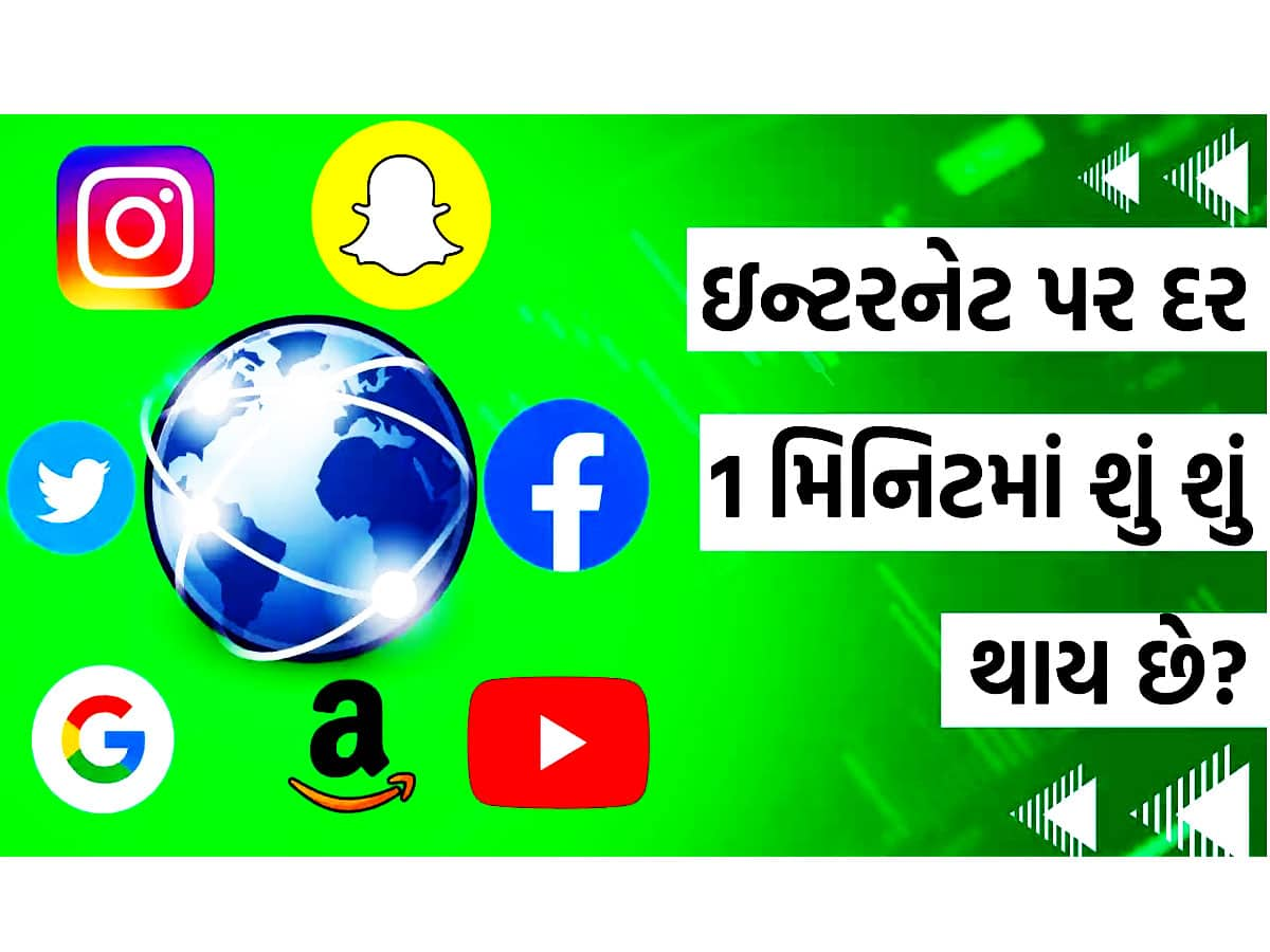 ઈન્ટરનેટની દુનિયામાં એક મિનિટમાં શું-શું થાય છે? જાણો વોટ્સએપ, ઈમેલ અને ગૂગલ સર્ચનો હિસાબ