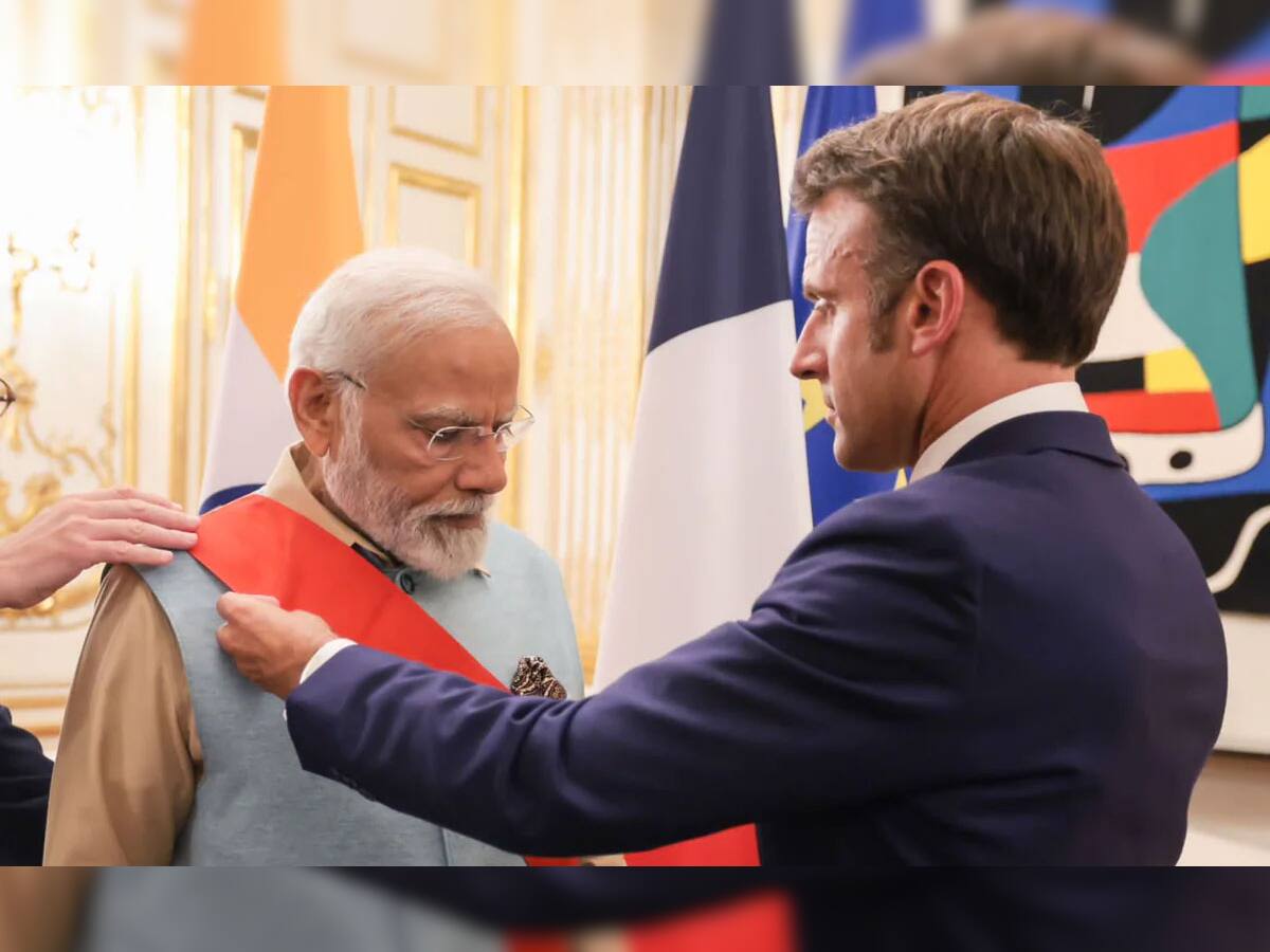 PM મોદીને મળ્યું ફ્રાન્સનું સર્વોચ્ચ નાગરિક સન્માન, 'લીજન ઓફ ઓનર' મેળવનારા પહેલા ભારતીય PM