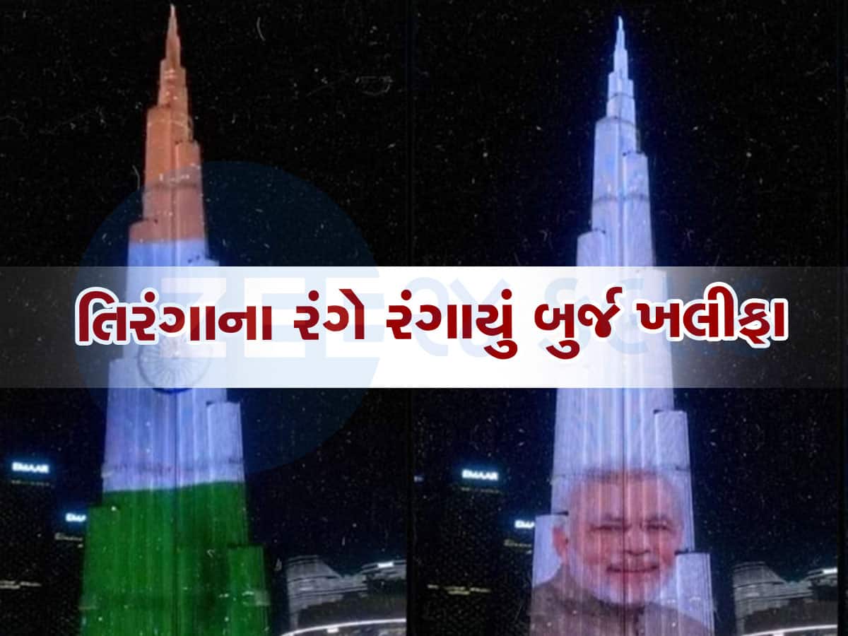 Watch Video: બુર્જ ખલીફા પર તિરંગા સાથે PM મોદીનો ફોટો, UAE માં આ રીતે થયું સ્વાગત 