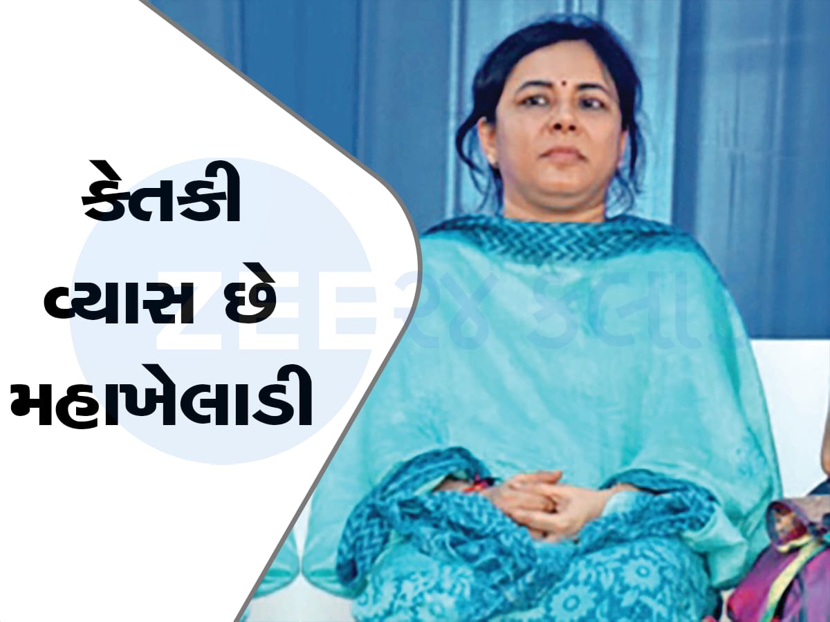 કલેક્ટરની કામલીલાનો ખેલ પાડનાર કેતકી વ્યાસના મોટા કનેક્શન, મહેસાણામાં પણ બચાવી લેવાઈ હતી