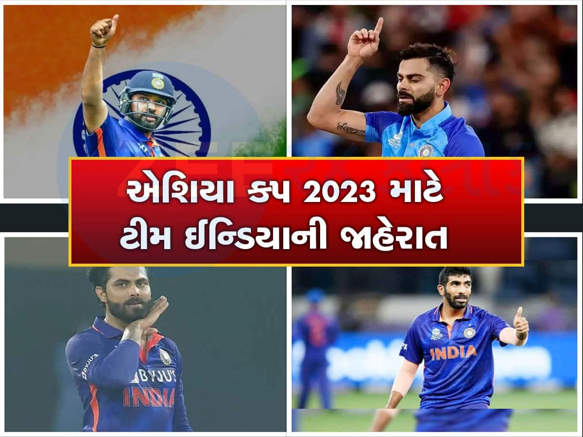 Asia Cup 2023: એશિયા કપ માટે ટીમ ઈન્ડિયાની જાહેરાત, આ ખેલાડીની સરપ્રાઈઝ એન્ટ્રી, જાણો કોને ન મળ્યું સ્થાન