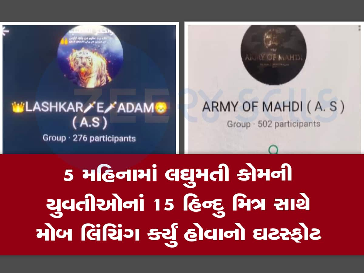 આર્મી ઓફ મહેંદી ગ્રૂપના રાજ્યવ્યાપી નેટવર્કનો પર્દાફાશ : વિધર્મી કપલને કરતા હતા ટાર્ગેટ