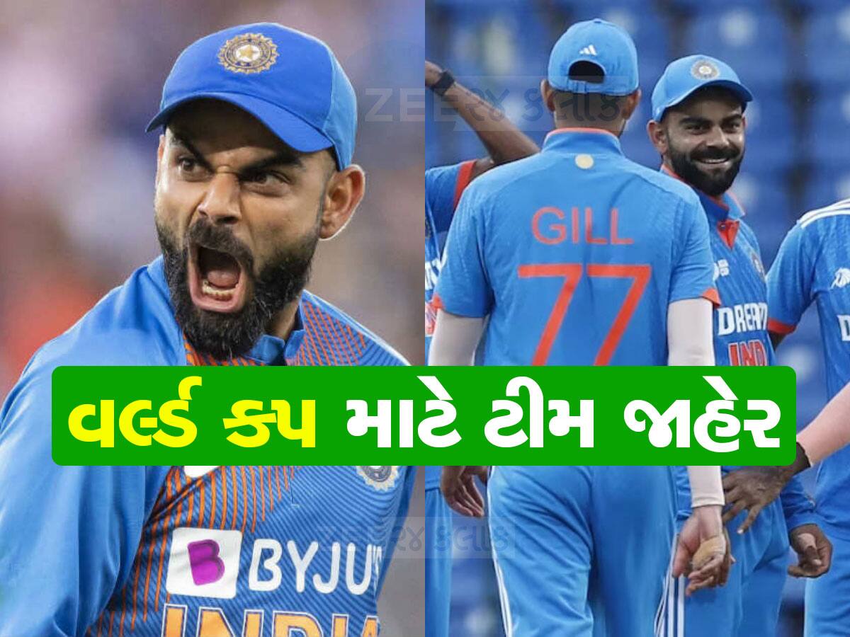 World Cup 2023: ODI વર્લ્ડ કપ માટે ટીમની જાહેરાત, આ 15 ખેલાડીઓ બનાવશે ભારતને વર્લ્ડ ચેમ્પિયન !