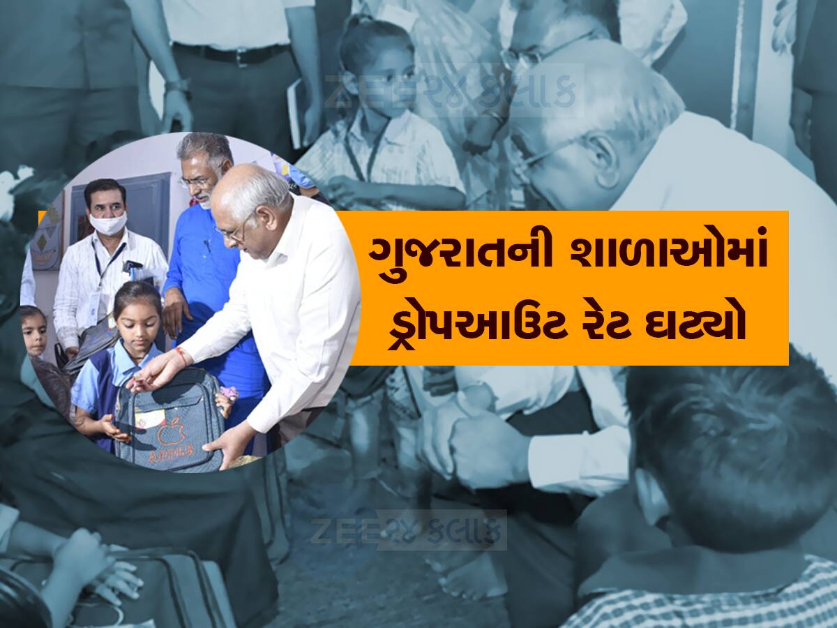 આખરે ગુજરાતે કરી બતાવ્યું, શાળાઓમાં ડ્રોપઆઉટ રેટ ઘટાડીને મેળવી મોટી સિદ્ધી 