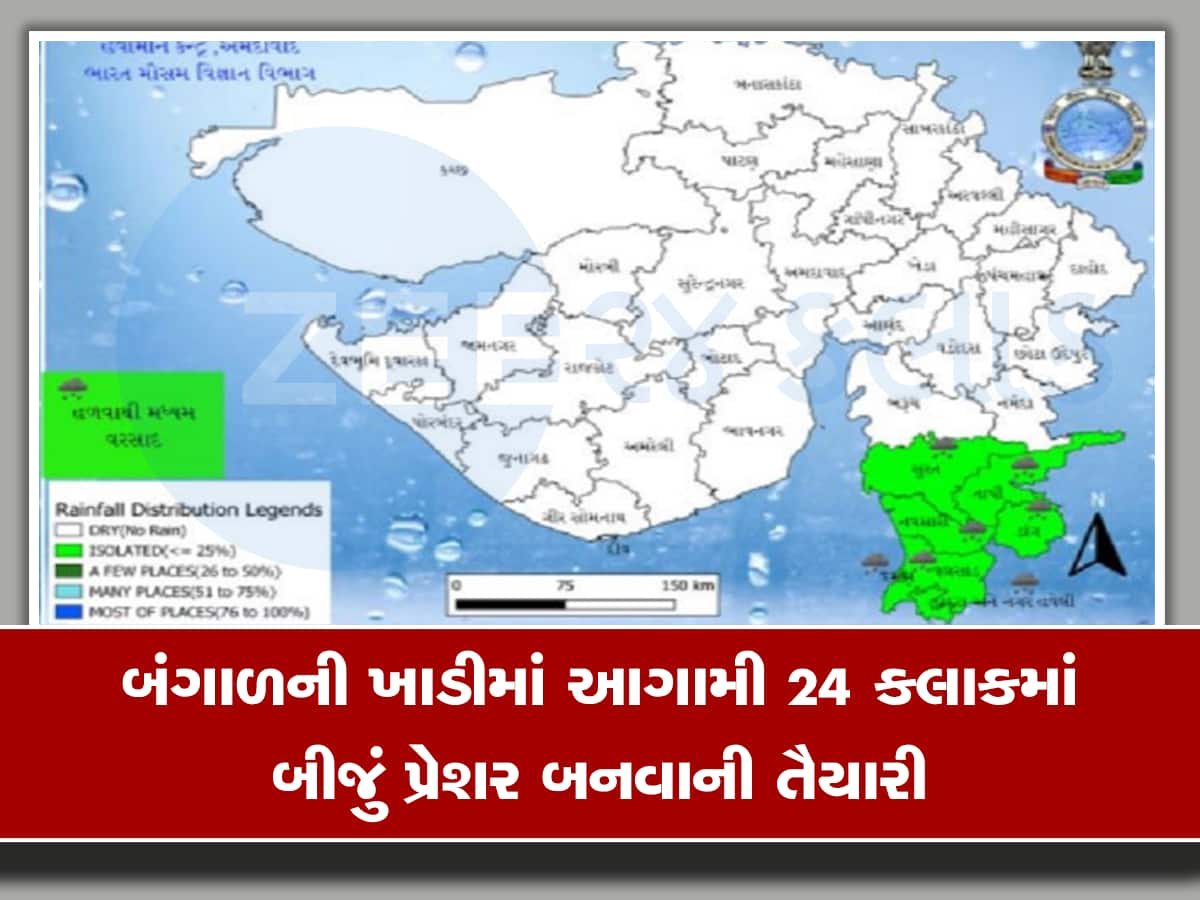 હવામાન વિભાગના લેટેસ્ટ અપડેટ : આ તારીખથી ગુજરાતમાં ફરી ભારેથી અતિભારે વરસાદની આગાહી