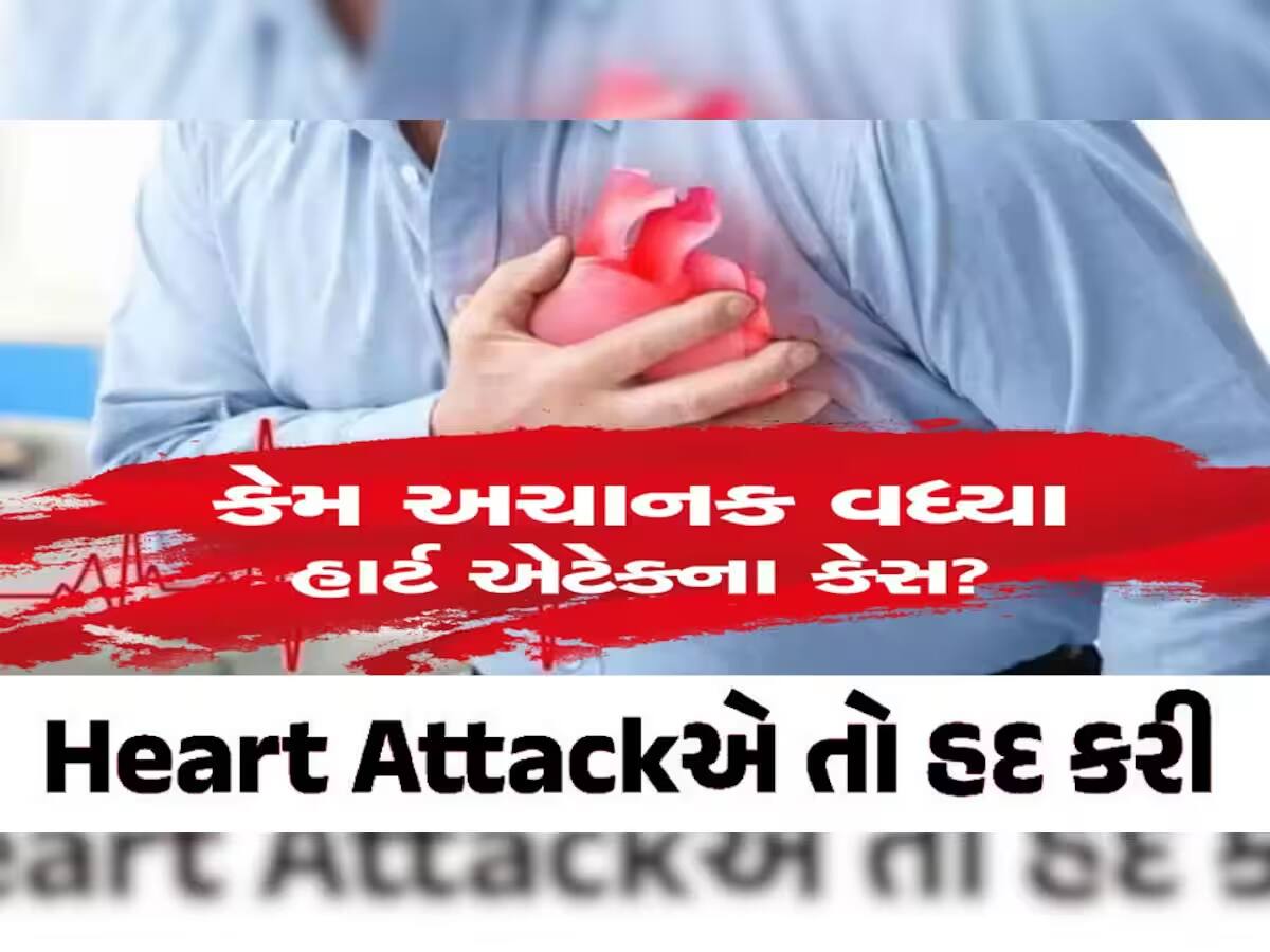 પુરૂષોને હાર્ટ એટેકનો સૌથી મોટો ખતરો: આ કારણે પુરુષોનું હૃદય નબળું પડ્યું, આજે રાજકોટમાં 3નાં મોત