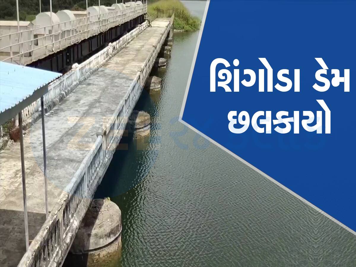 હવે સોરઠમાં નહિ રહે પાણીની તંગી, ગીર સોમનાથની જીવાદોરી ગણાતો શિંગોડા ડેમ ઓવરફ્લો 