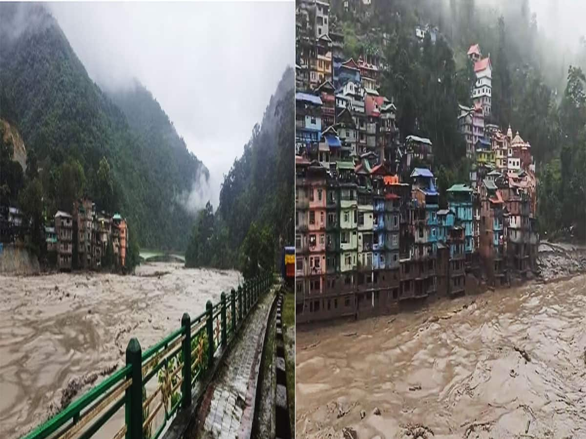 Sikkim Flood: સિક્કિમમાં અચાનક આવેલાં પૂરના કારણે સેનાના 23 જવાન લાપતા, સર્ચ ઓપરેશન ચાલુ