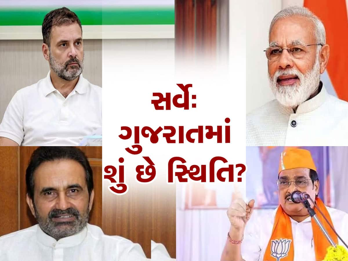 Gujarat News: લોકસભા ચૂંટણી છે નજીક, ગુજરાતમાં કોણ છે મજબૂત સ્થિતિમાં? સર્વેના ચોંકાવનારા પરિણામો