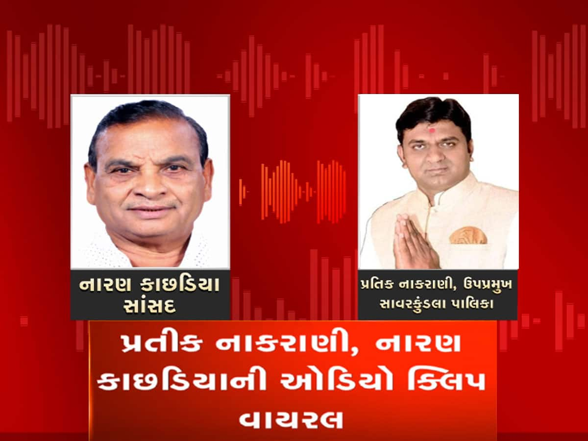 ભાજપના સાંસદ નારણ કાછડિયા આવ્યા વિવાદમાં, જમાઈની કંપની માટે પાલિકાના ઉપપ્રમુખને ધમકાવ્યા