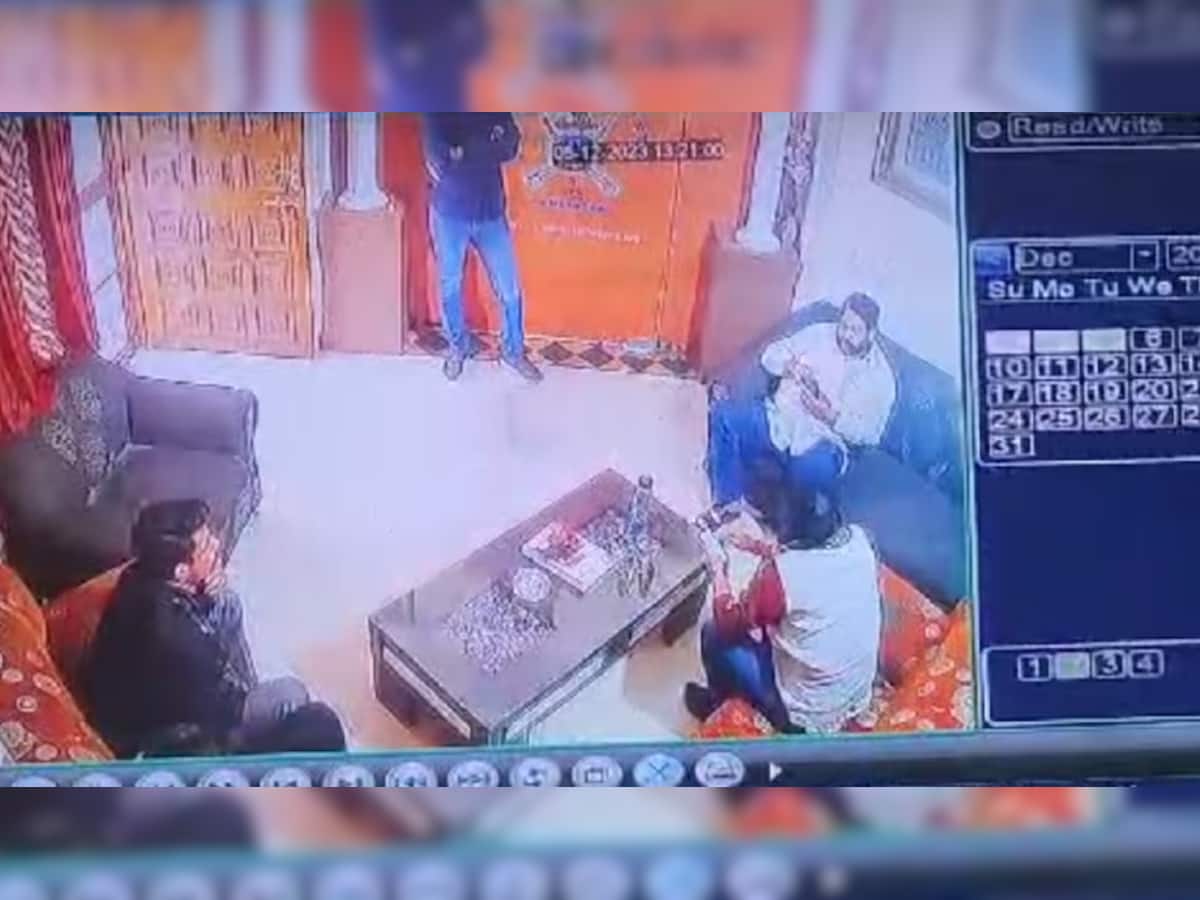 shocking video : સુખદેવસિંહ ગોગામેડીની હત્યાના CCTV સામે આવ્યા, દે ધનાધન 12 રાઉન્ડ ફાયરિંગ