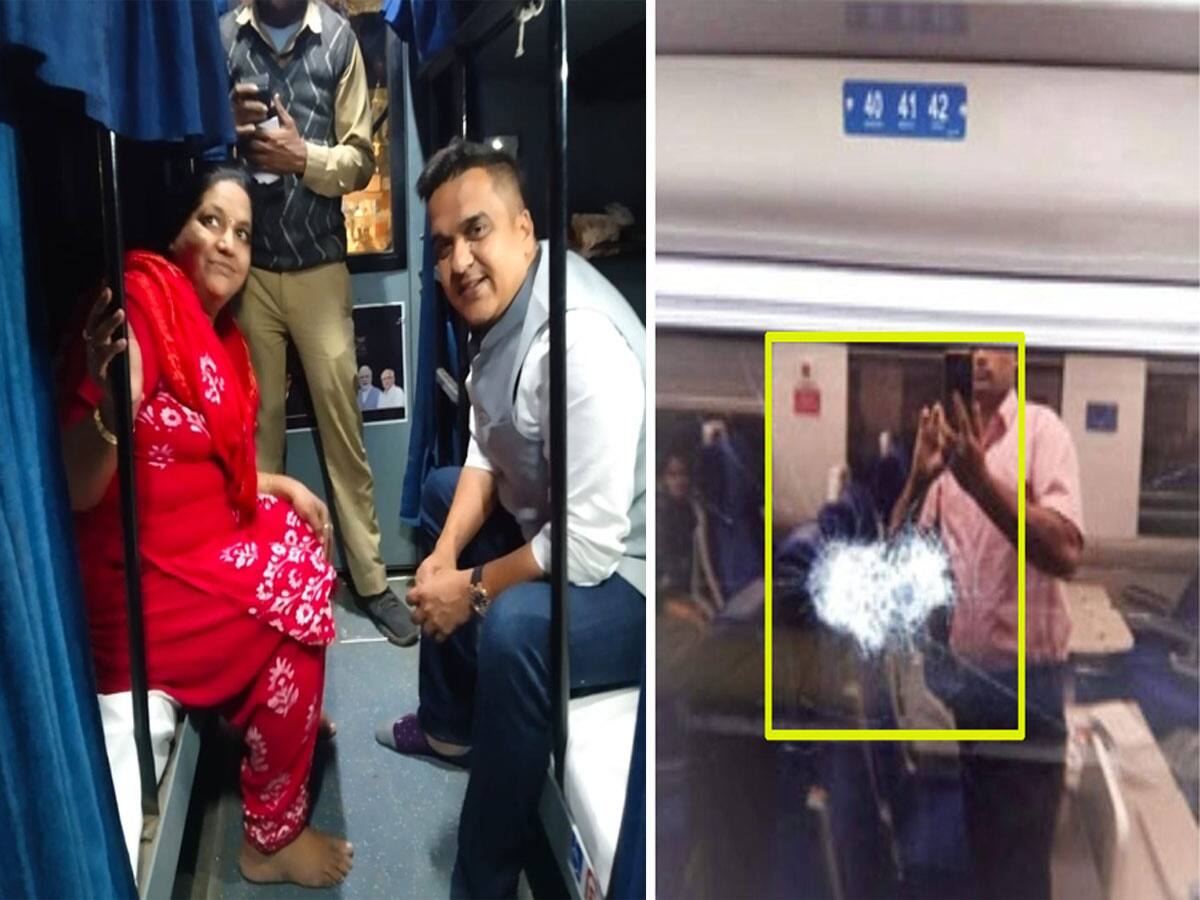 Stone pelting happened again on Vande Bharat train near Rajkot, Minister of State for Home Harsh Sanghvi was also in the train