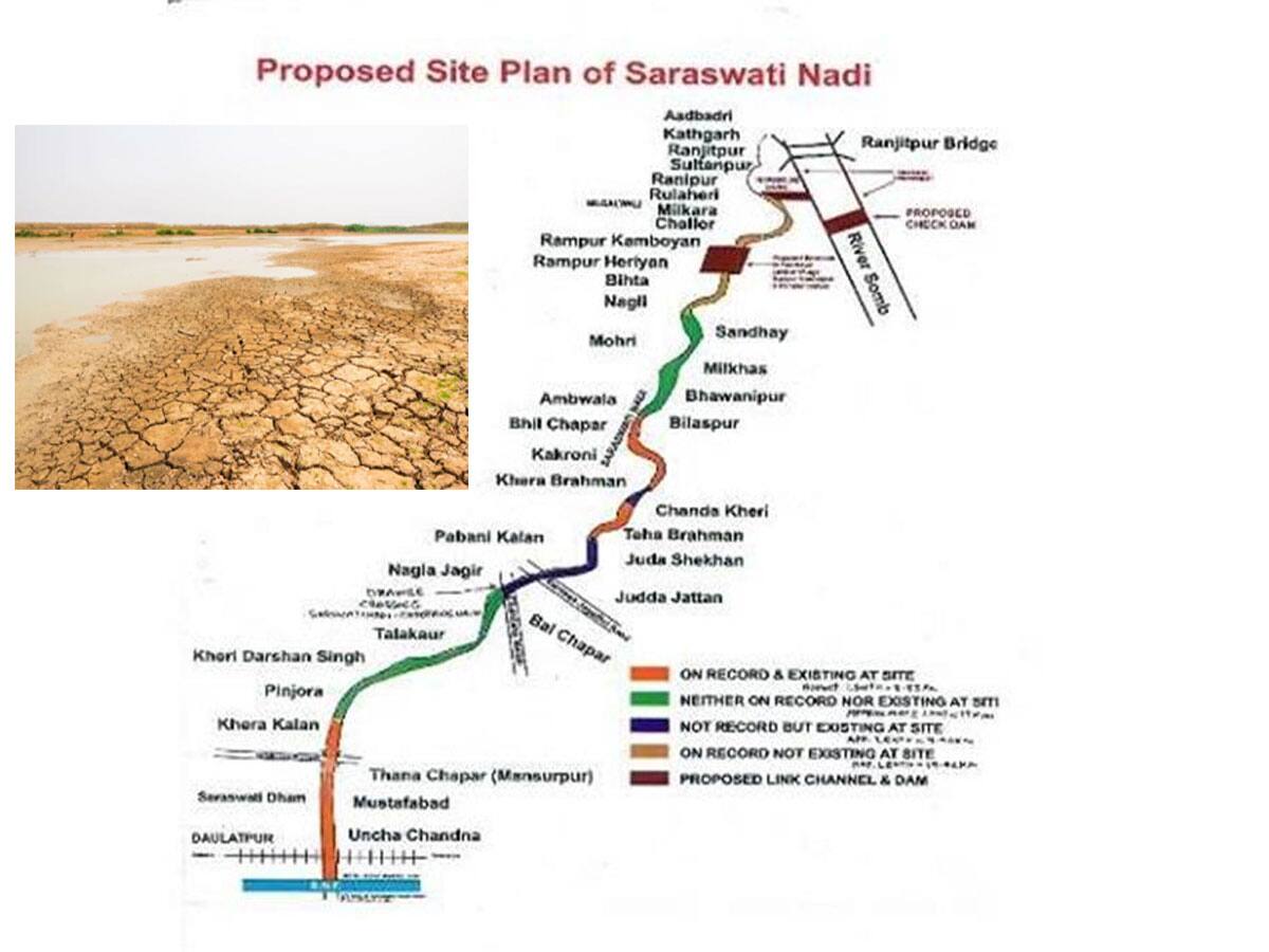 Saraswati River : ભારતના નક્શામાંથી ગાયબ થયેલી સરસ્વતી નદીના ગુજરાતમાં મળ્યા મોટા પુરાવા