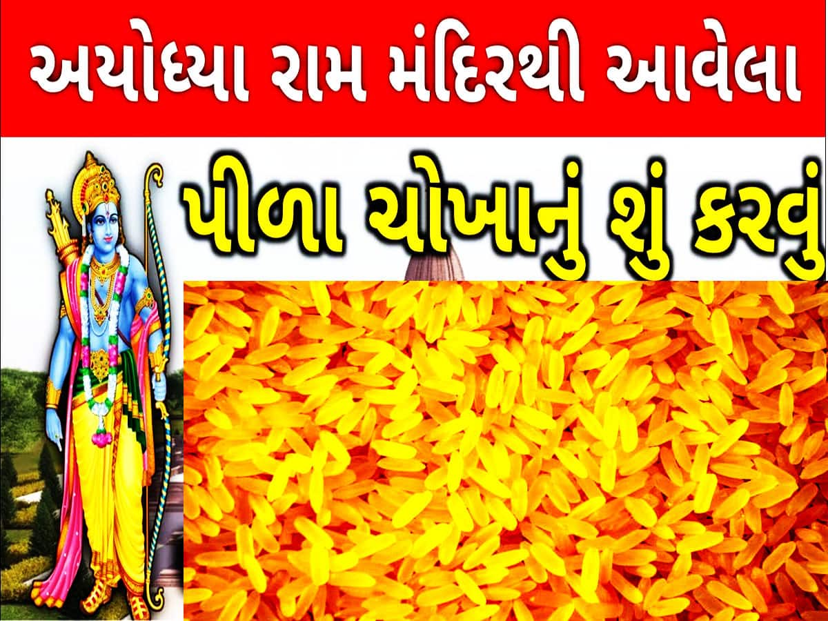 Ram Mandir: અયોધ્યા રામ મંદિરથી લાવેલા પીળા ચોખાનું શું કરવું? જાણી લેશો તો બેડોપાર