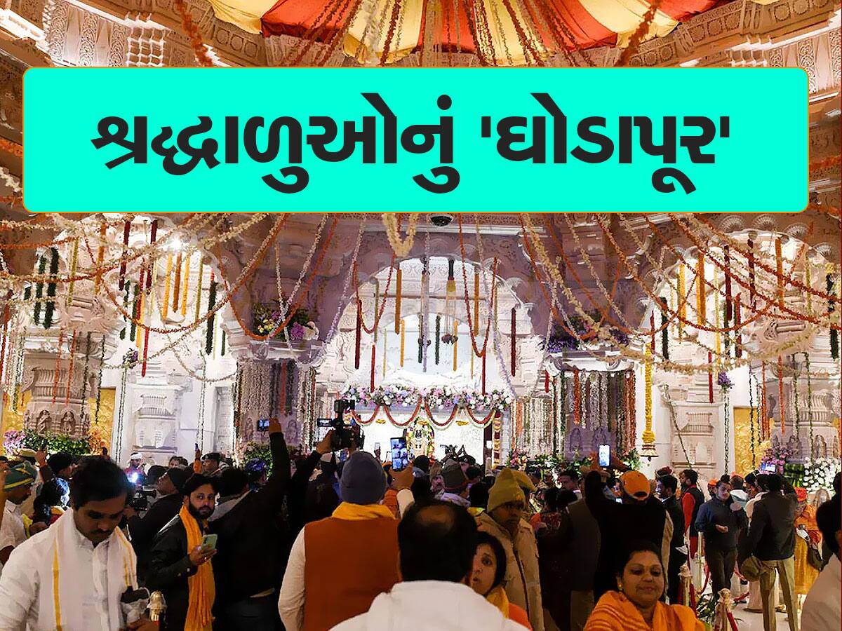 આજથી રામ મંદિર દર્શનાર્થીઓ માટે ખુલ્લું, મોડી રાતથી જ ભક્તોએ લગાવી લાંબી લાઈનો, શ્રદ્ધાળુઓની ભારે ભીડ