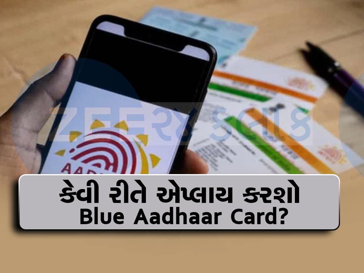 શું હોય છે Blue Aadhaar Card? તમારા આધાર કરતાં કેટલું હોય છે અલગ અને કેવી રીતે કરશો એપ્લાય