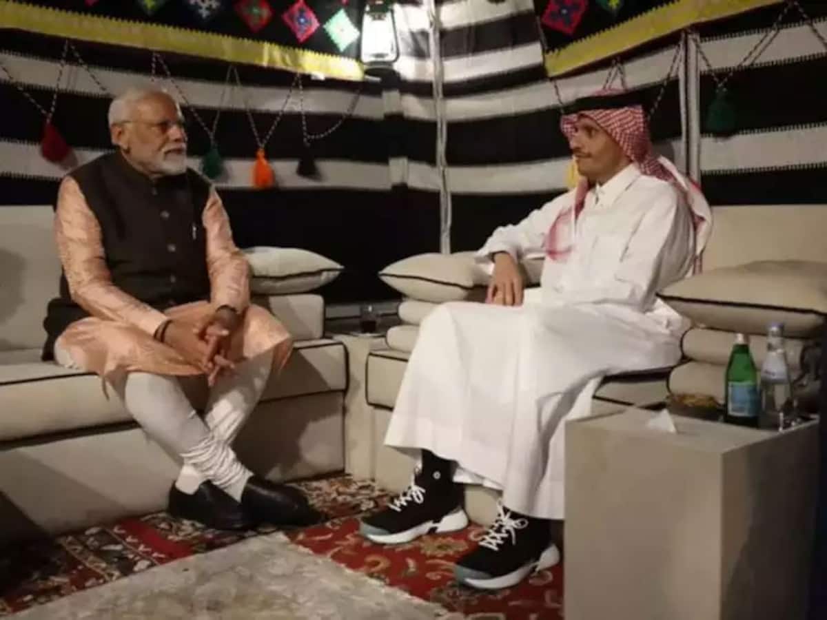ભારતના 8 પૂર્વ નૌસૈનિકોની મુક્તિ બાદ દોહા પહોંચ્યા PM મોદી, કતારના PM સાથે કરી મુલાકાત