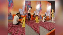 દિવ્ય દરબારમાં ભક્તે બાબાને ફેંકી ચેલેન્જ : બાબાએ ચીઠ્ઠીમા નામ ન ખોલતા થઈ તડાફડી