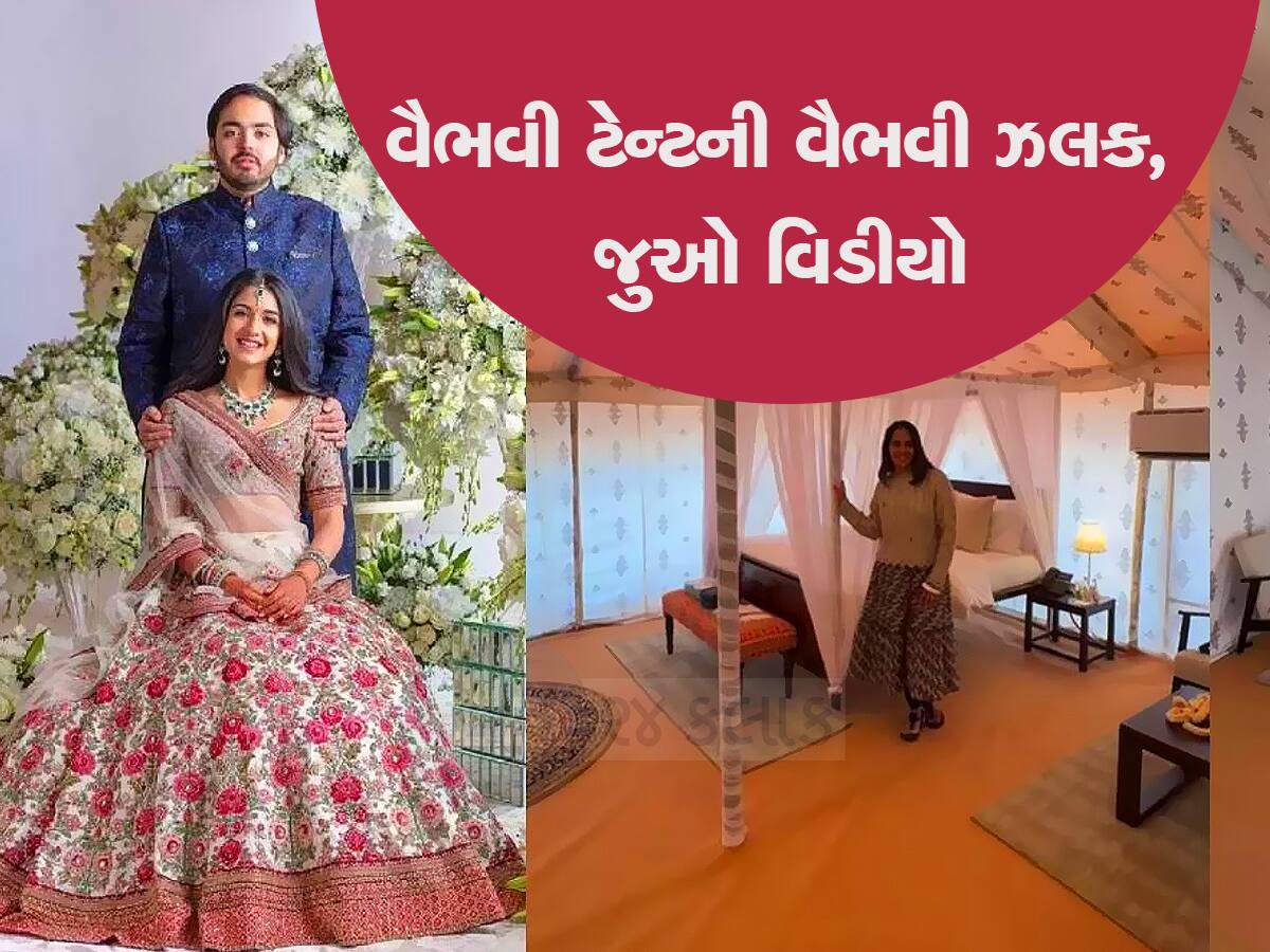 Video: તમે અંદરથી જોયો લક્ઝરી ટેન્ટ કેવો છે? આ ટેન્ટમાં રોકાયા છે અંબાણી પરિવારના મહેમાન,  VIP લોન્જમાં થશે સ્વાગત