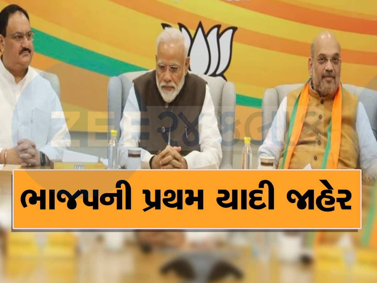 Loksabha Election: ભાજપે જાહેર કરી ઉમેદવારોની પ્રથમ યાદી, જાણો કોને મળી ટિકિટ