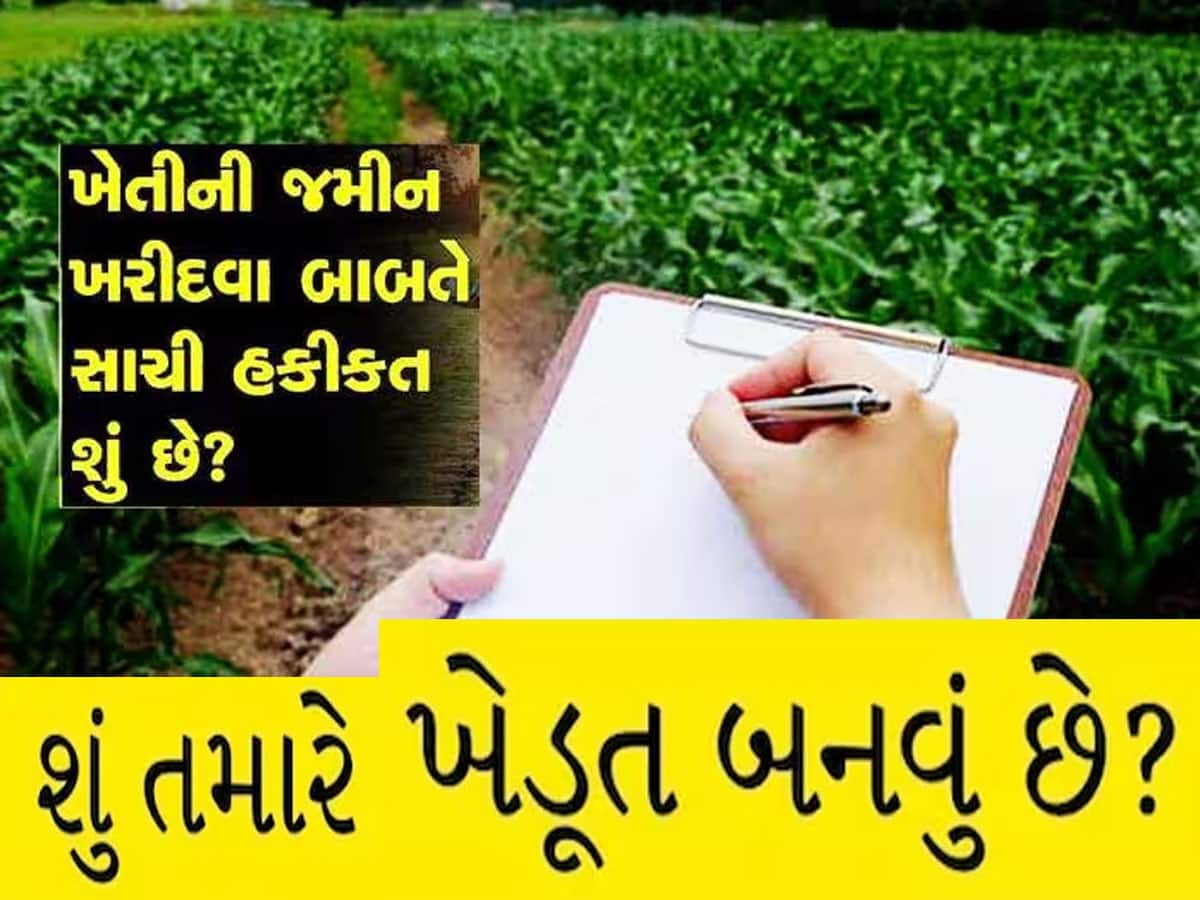 Agriculture News: ખેડૂત બનવા માંગતા ગુજરાતીઓ માટે ખુશખબર! ક્યારે થશે કાયદામાં ફેરફાર? જાણો શું છે ગણોતધારો