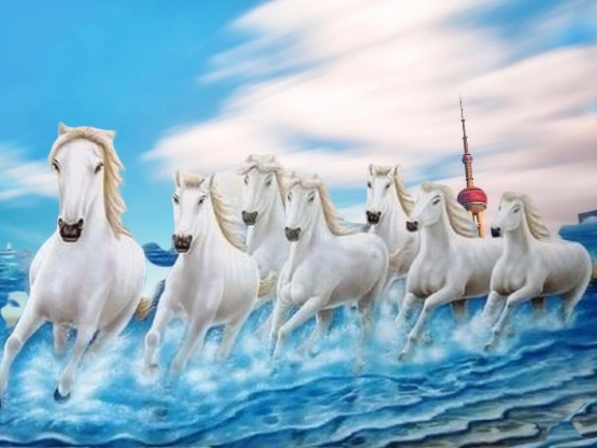  1. 7 ઘોડાઓનું ચિત્ર કે તસવીર