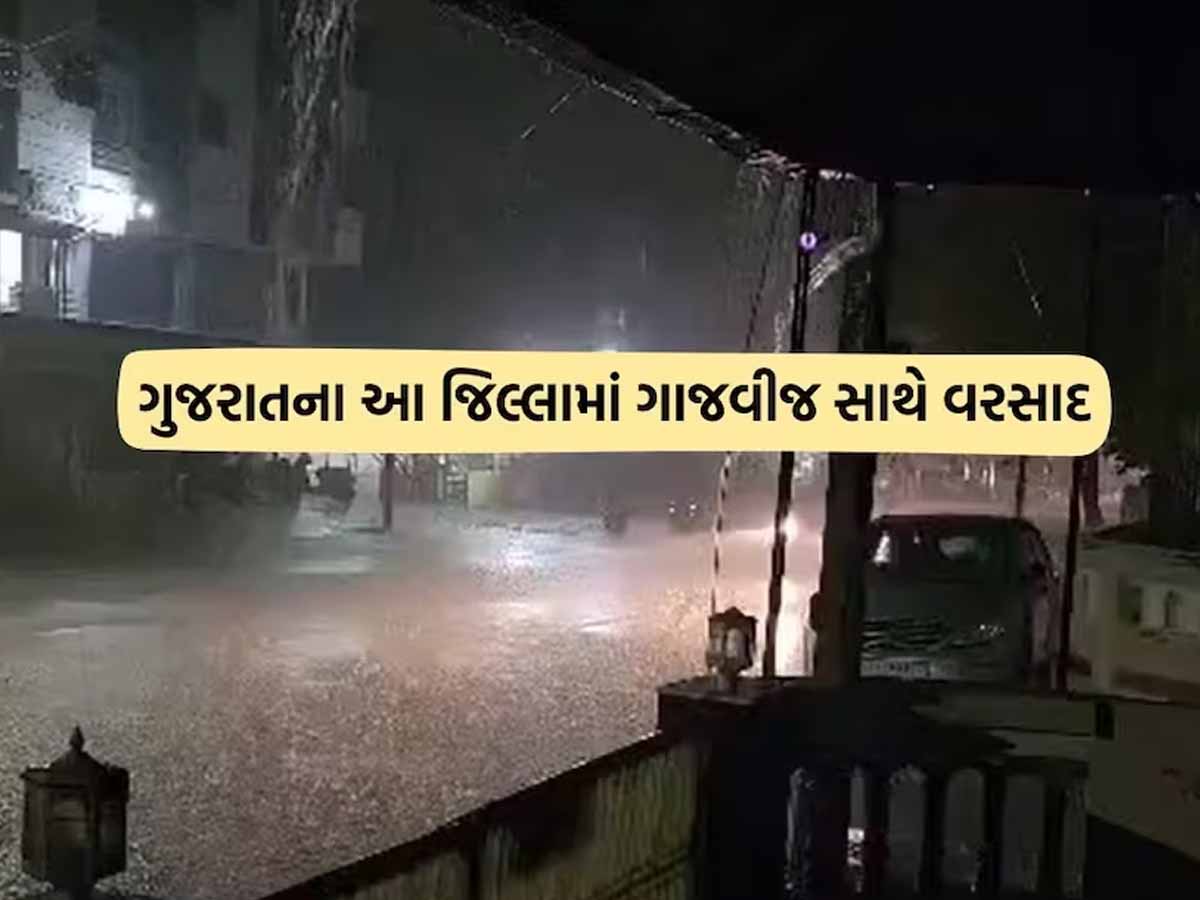 ગુજરાતના આ 2 જિલ્લામાં વરસાદી માહોલ જામ્યો! જાણો કડાકા સાથે ક્યારે પડશે વરસાદ? ગુજરાતના આ 2 જિલ્લામાં વરસાદી માહોલ જામ્યો! જાણો કડાકા સાથે ક્યારે પડશે વરસાદ?