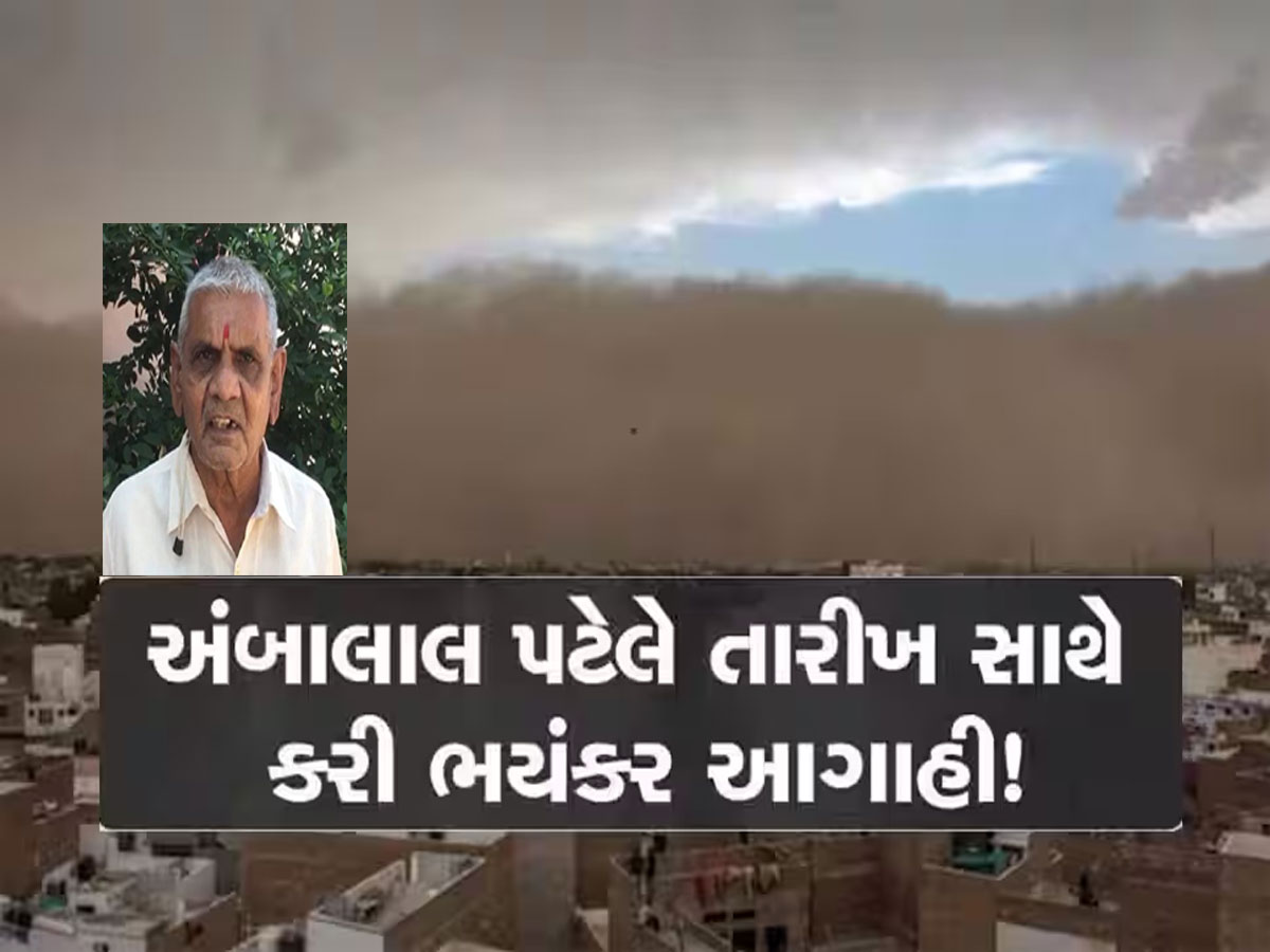 ગુજરાત માટે આજનો દિવસ ભારે : અમદાવાદ સહિત 25 જિલ્લાઓમાં ગાજવીજ સાથે વરસાદ આવશે