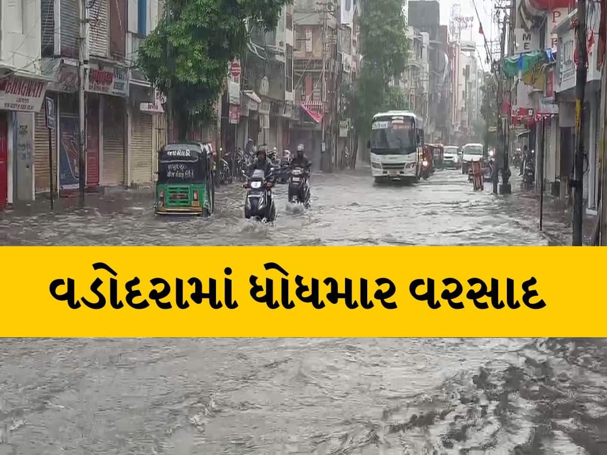 વડોદરાવાસી માટે ફરી ચિંતાનો વિષય, વિશ્વામિત્રી નદીની સપાટી ફરી વધી, ધોધમાર વરસાદ શરૂ 