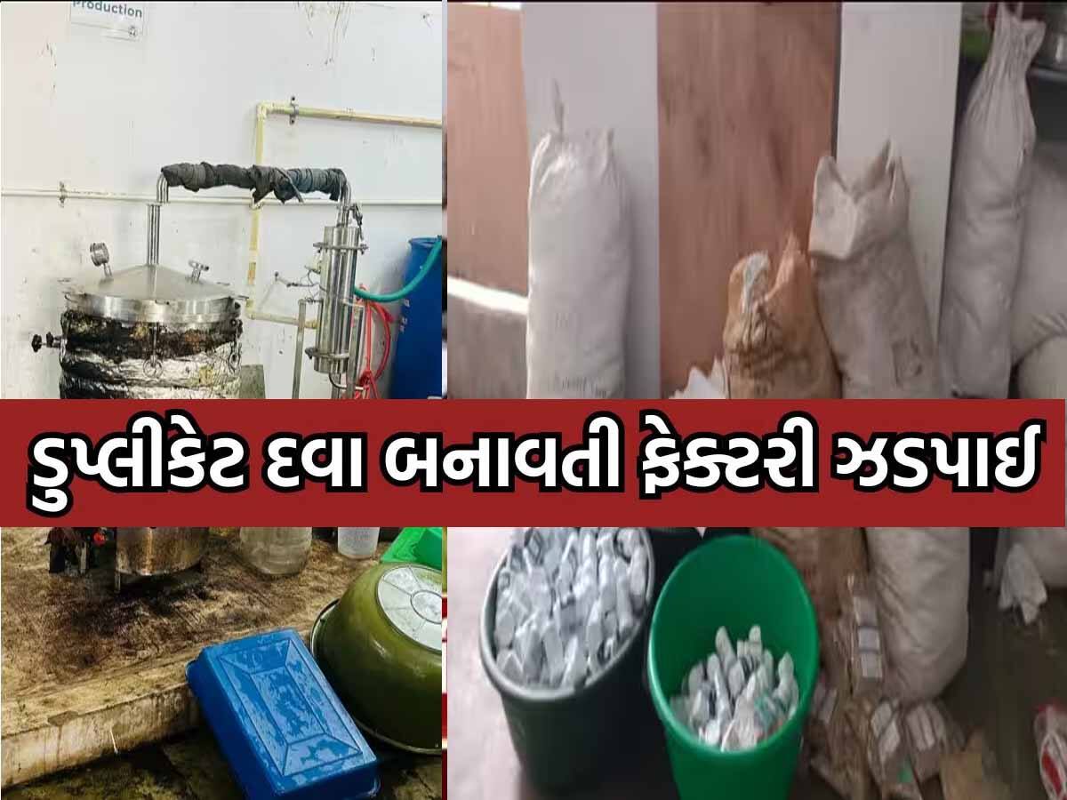 હવે ગુજરાતમાં બાકી શું રહ્યું છે? સુરતમાંથી ઝડપાઈ નકલી આયુર્વેદિક દવાઓ બનાવતી ફેકટરી