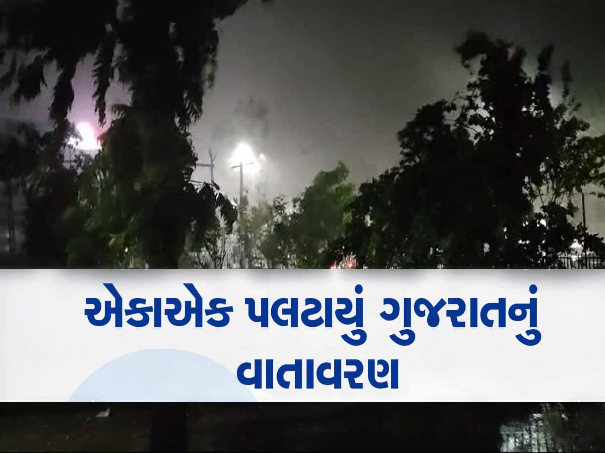 ગુજરાતમાં મોસમનો મિજાજ એકાએક બદલાયો : વરસાદની આગાહી રેડમાંથી યલો એલર્ટ પર ખસી 