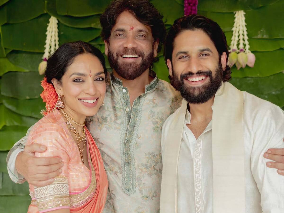 Naga Chaitanya-Sobhita Dhulipala: શોભિતા ધુલિપાલા સાથે બીજા લગ્ન કરશે નાગા ચૈતન્ય, નાગાર્જુને શેર કરી સગાઈની તસવીરો 