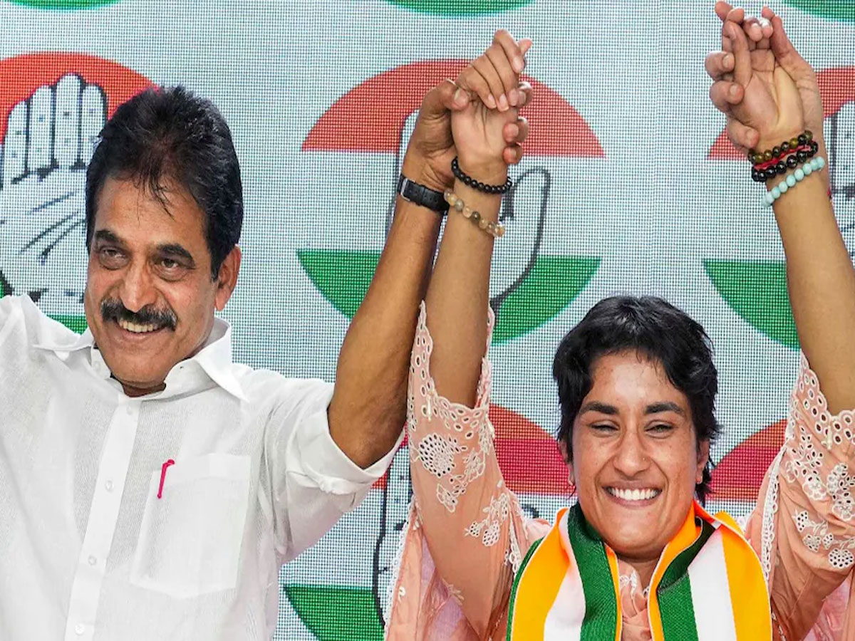 હરિયાણા ચૂંટણી: કોંગ્રેસે ઉમેદવારોની પહેલી યાદી બહાર પાડી, વિનેશ ફોગાટને અપાઈ ટિકિટ, જાણો ક્યાંથી લડશે ચૂંટણી