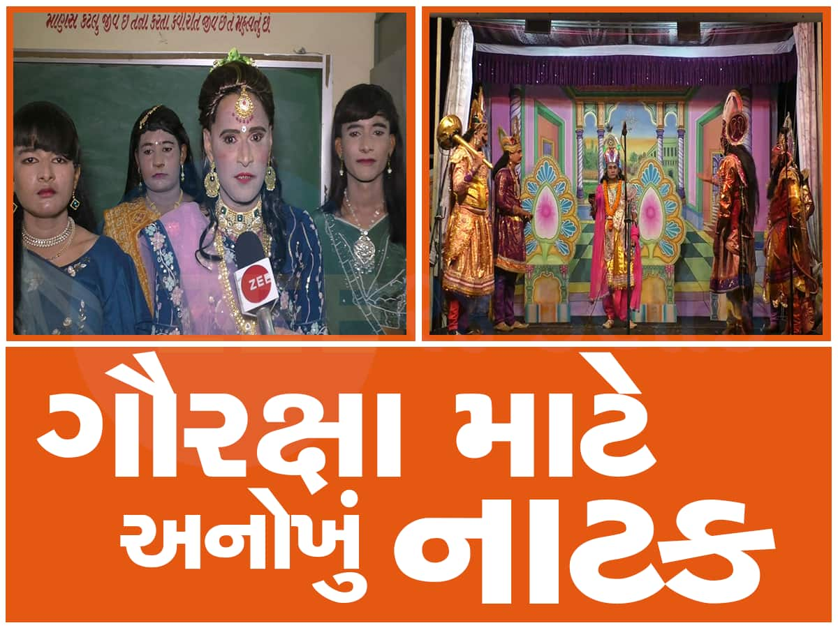 અમારી ગાય કદી કતલખાને ન જાય... એવા વિચારથી ગુજરાતના આ ગામમાં પુરુષો કરે છે ખાસ નાટક