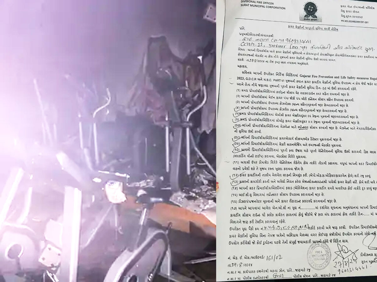 સુરતના સ્પા આગકાંડમાં મોટો ખુલાસો! ગેરકાયદેસર રીતે ધમધમી રહ્યું હતુ સ્પા સેન્ટર