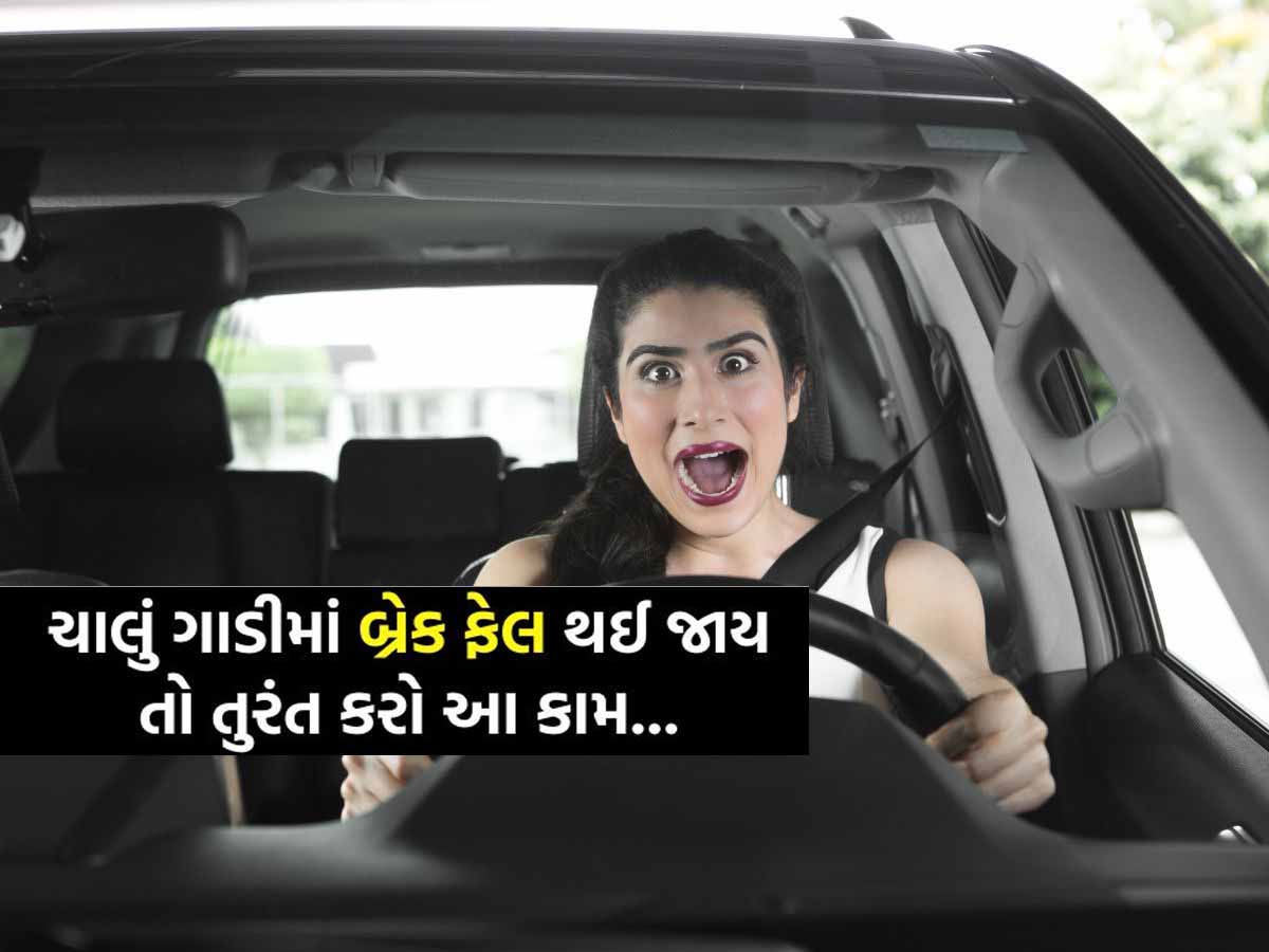 બ્રેક ફેલ થઈ જાય તો કેવી રીતે રોકશો તમારી કાર? જાણો ખરા સમયે કામમાં લાગશે આ ટિપ્સ બ્રેક ફેલ થઈ જાય તો કેવી રીતે રોકશો તમારી કાર? જાણો ખરા સમયે કામમાં લાગશે આ ટિપ્સ