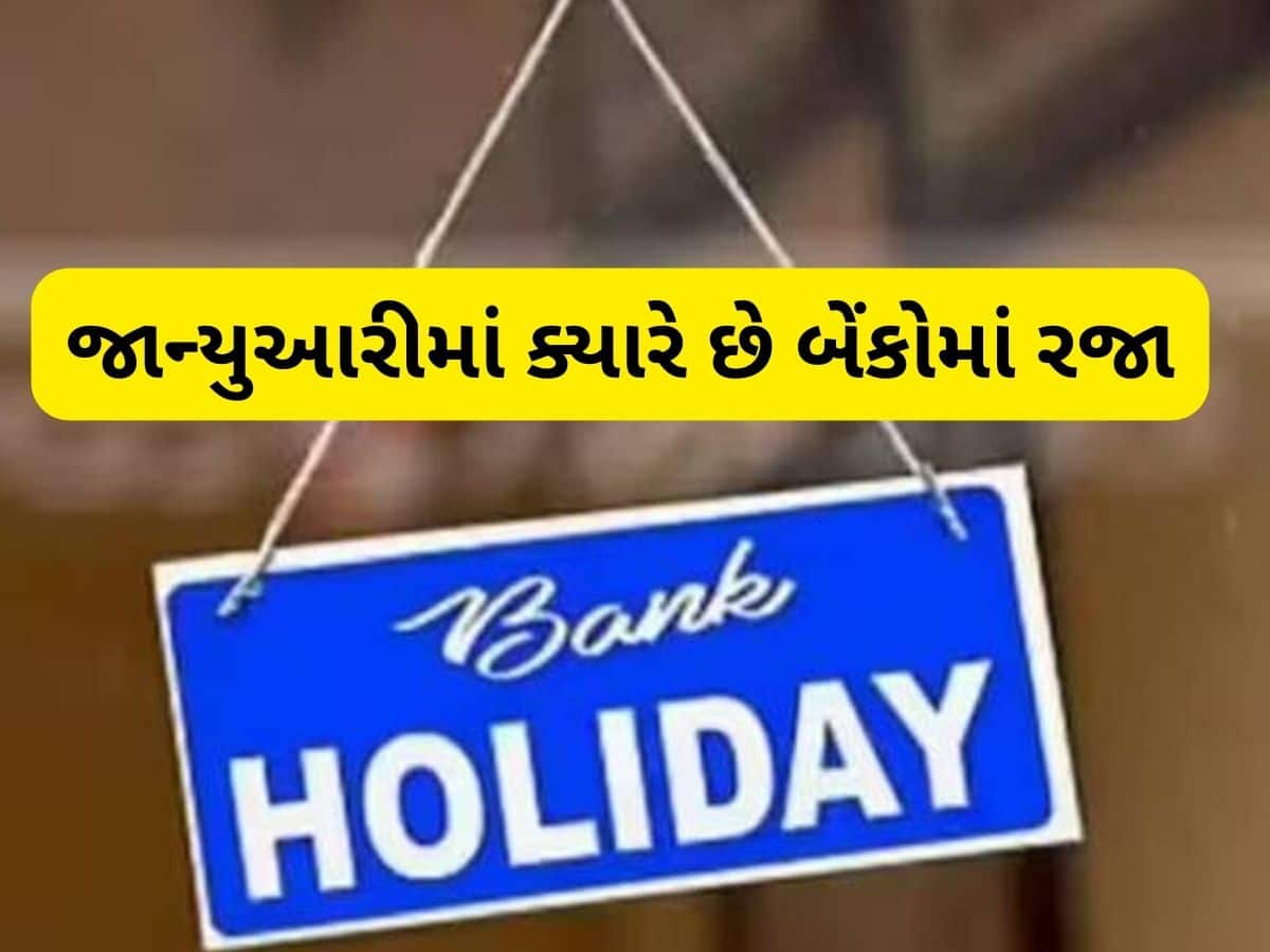 January Bank Holiday: નવા વર્ષનો પહેલો મહિનો જાન્યુઆરીમાં 15 દિવસ બંધ રહેશે બેંક, જાણો તમારા શહેરમાં ક્યારે છે રજા?